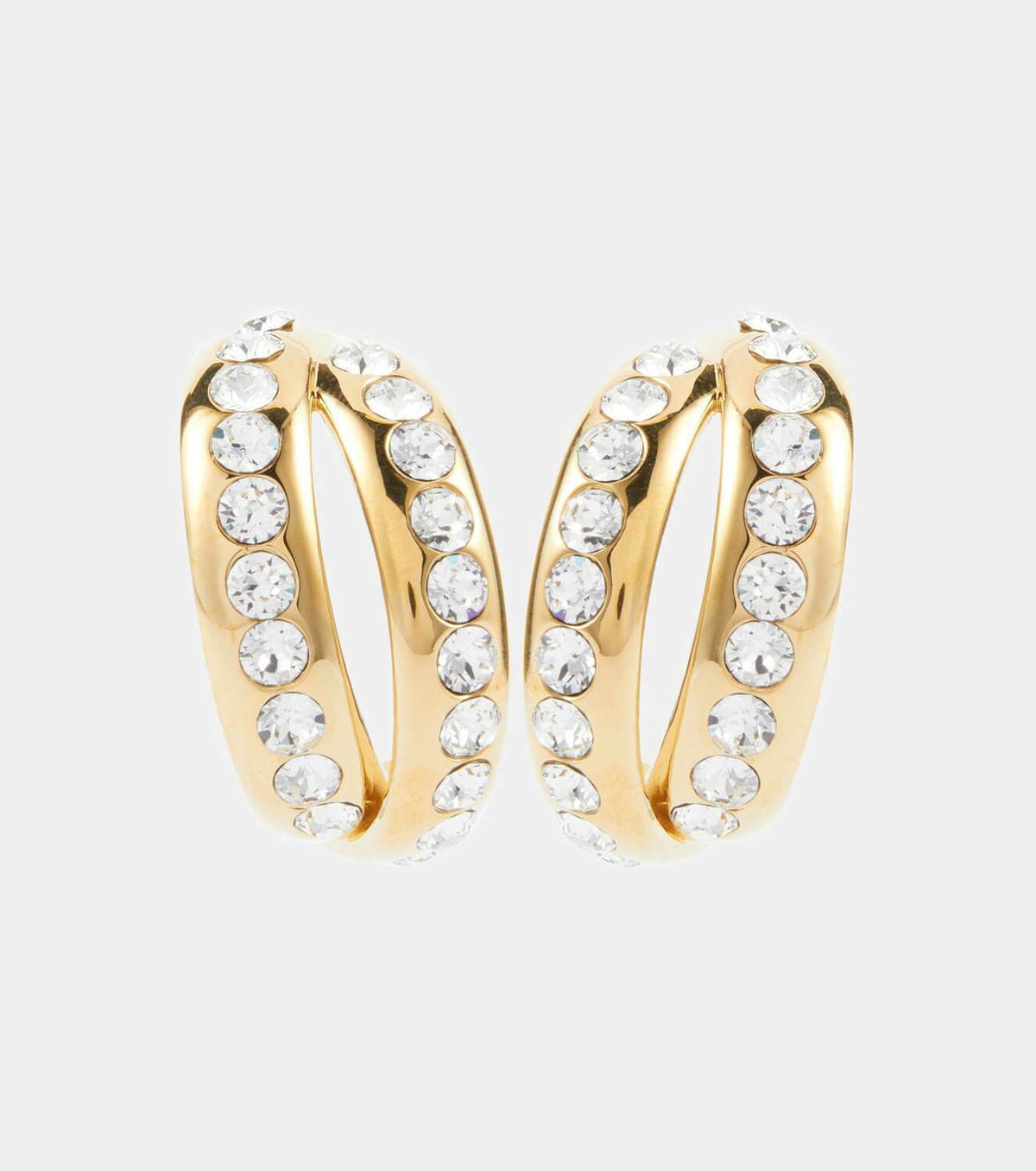 ピアス AMINA MUADDI Embellished l small Jaheel earrings Amina Muaddi Jahleel embellished earrings Amina Muaddi