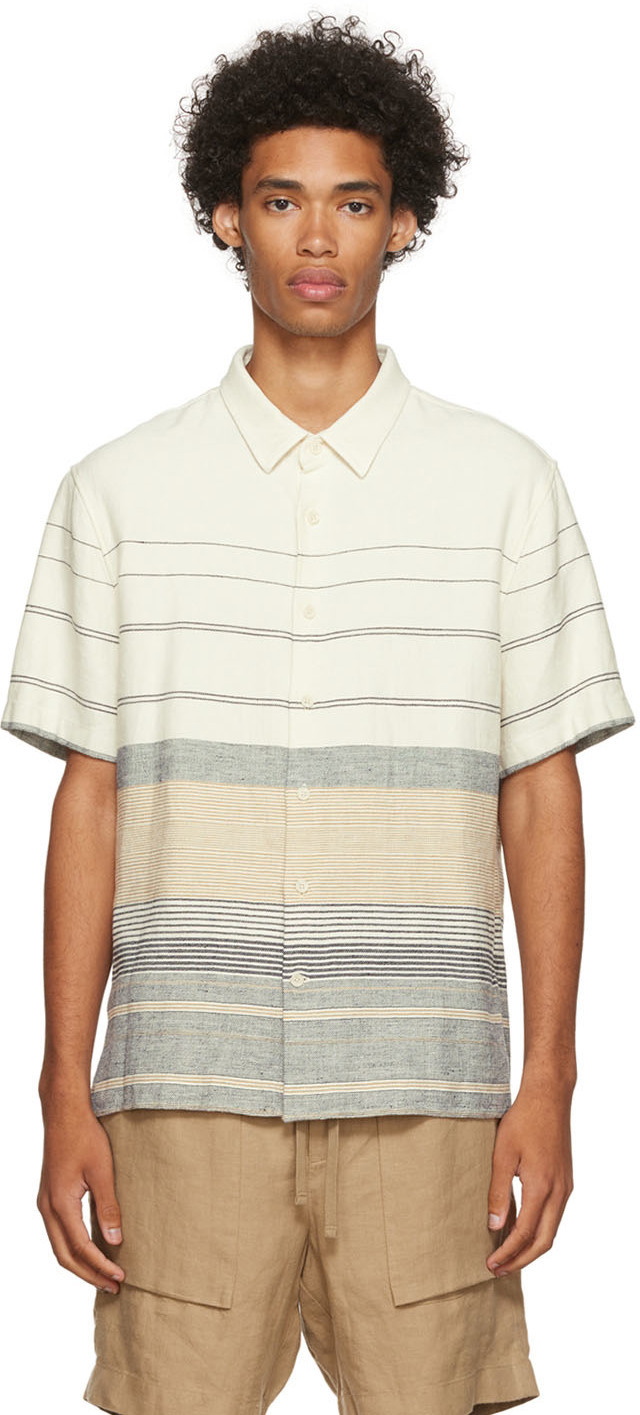 Vince Off-White Flax Shirt Vince