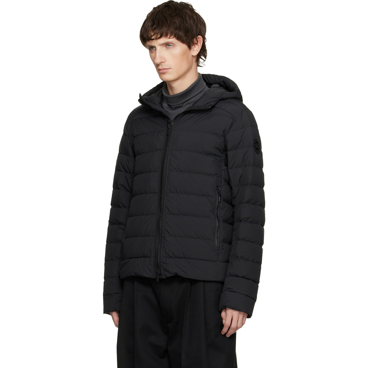 Canada Goose Black Crofton EnduraLuxe Down Jacket