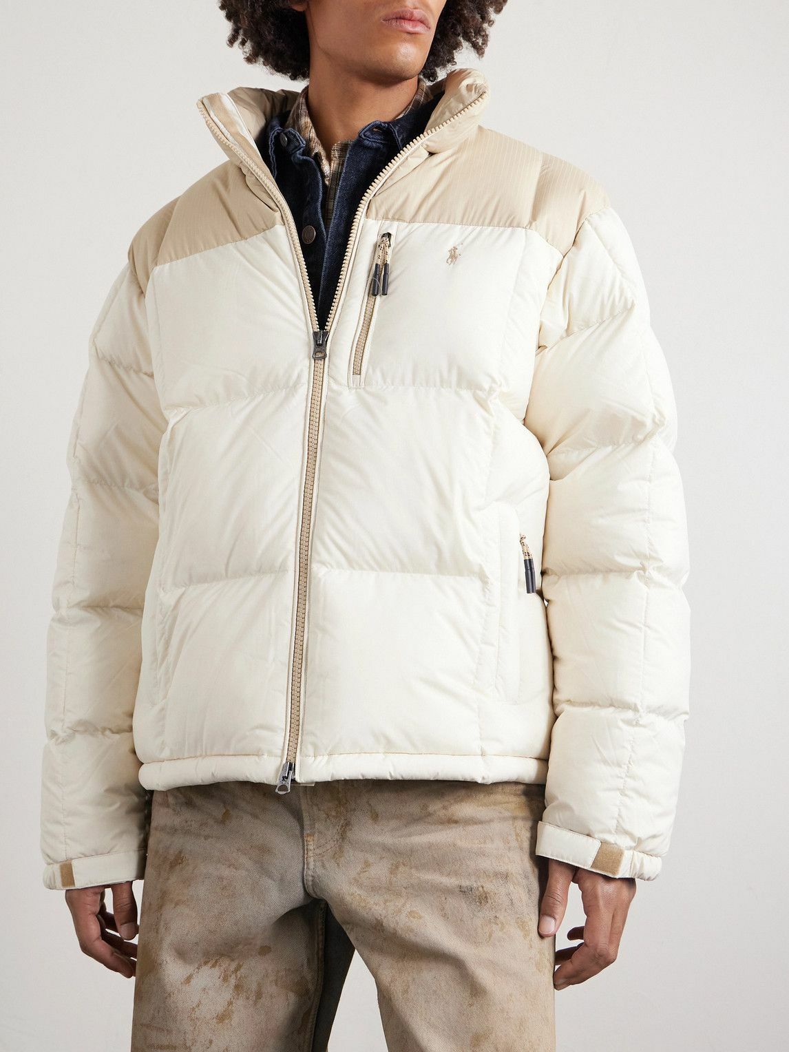 Polo Ralph Lauren - Gorham Oversized Quilted Recycled-Ripstop Down Jacket - Neutrals