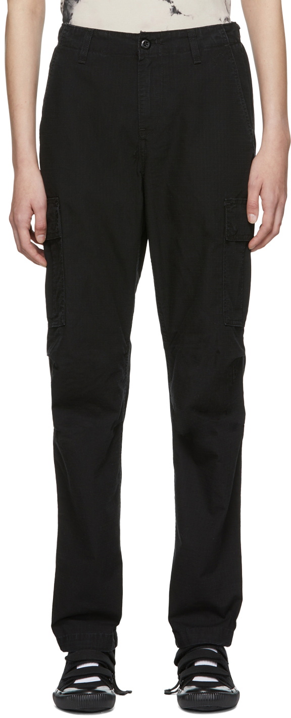 Carhartt Work In Progress Black Cotton Trousers Carhartt WIP