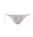 Heidi Klein St Tropez zebra-print bikini bottoms