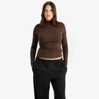 SKIMS Women's Fits Everybody Turtleneck Top in Cocoa