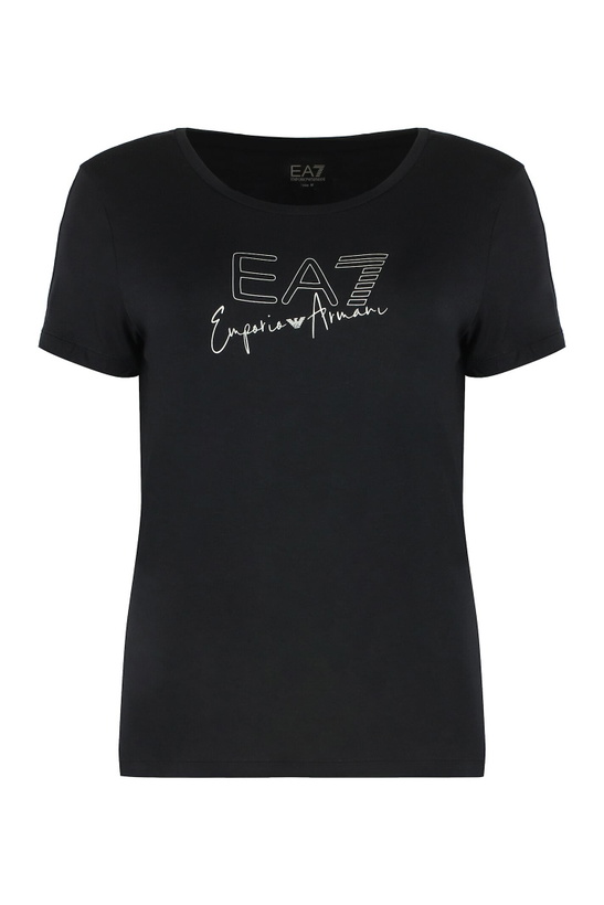 Photo: EA7 Viscose Crew-neck T-shirt
