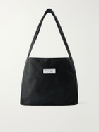 Neighborhood - Newspaper Herringbone Cotton Messenger Bag - Black