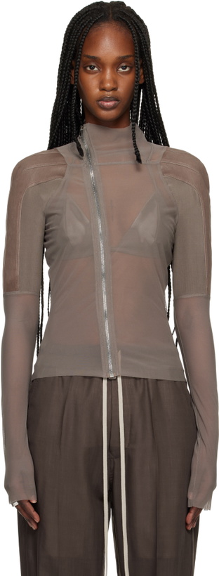 Photo: Rick Owens Taupe Temple Combo Gary Jacket