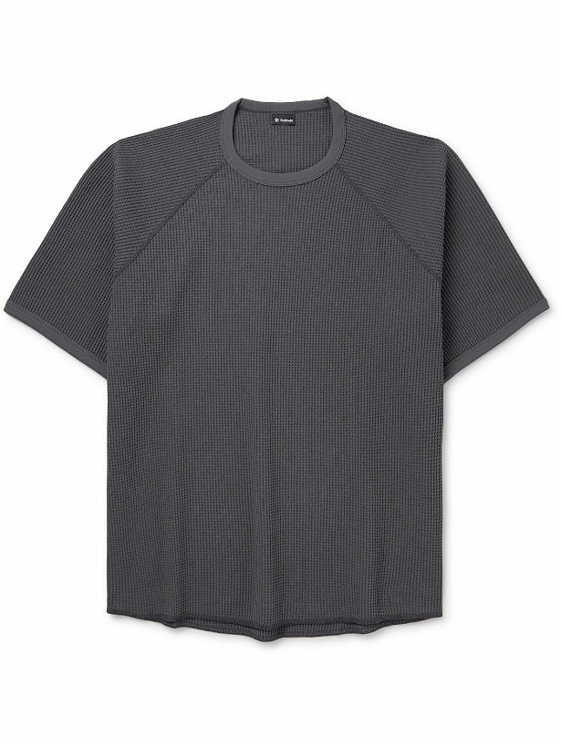 Photo: Goldwin - WF Light Waffle-Knit Delta Solotex T-Shirt - Gray