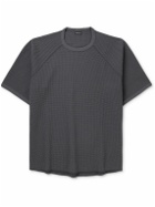 Goldwin - WF Light Waffle-Knit Delta Solotex T-Shirt - Gray