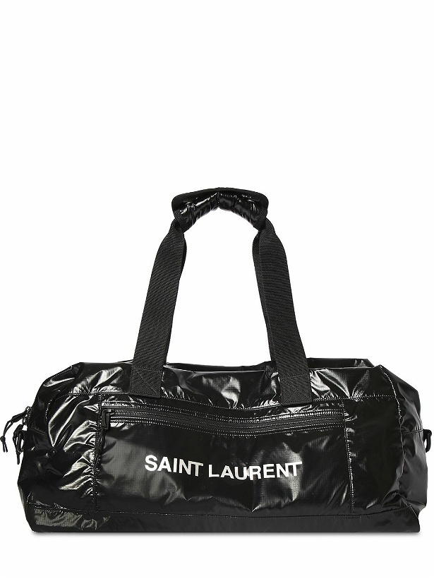 Photo: SAINT LAURENT - Logo Nylon Ripstop Duffle Bag