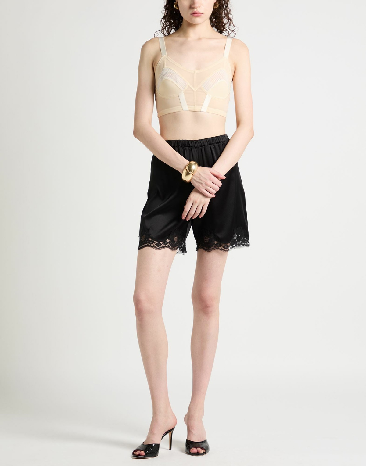 Knwls Womens Top in Beige