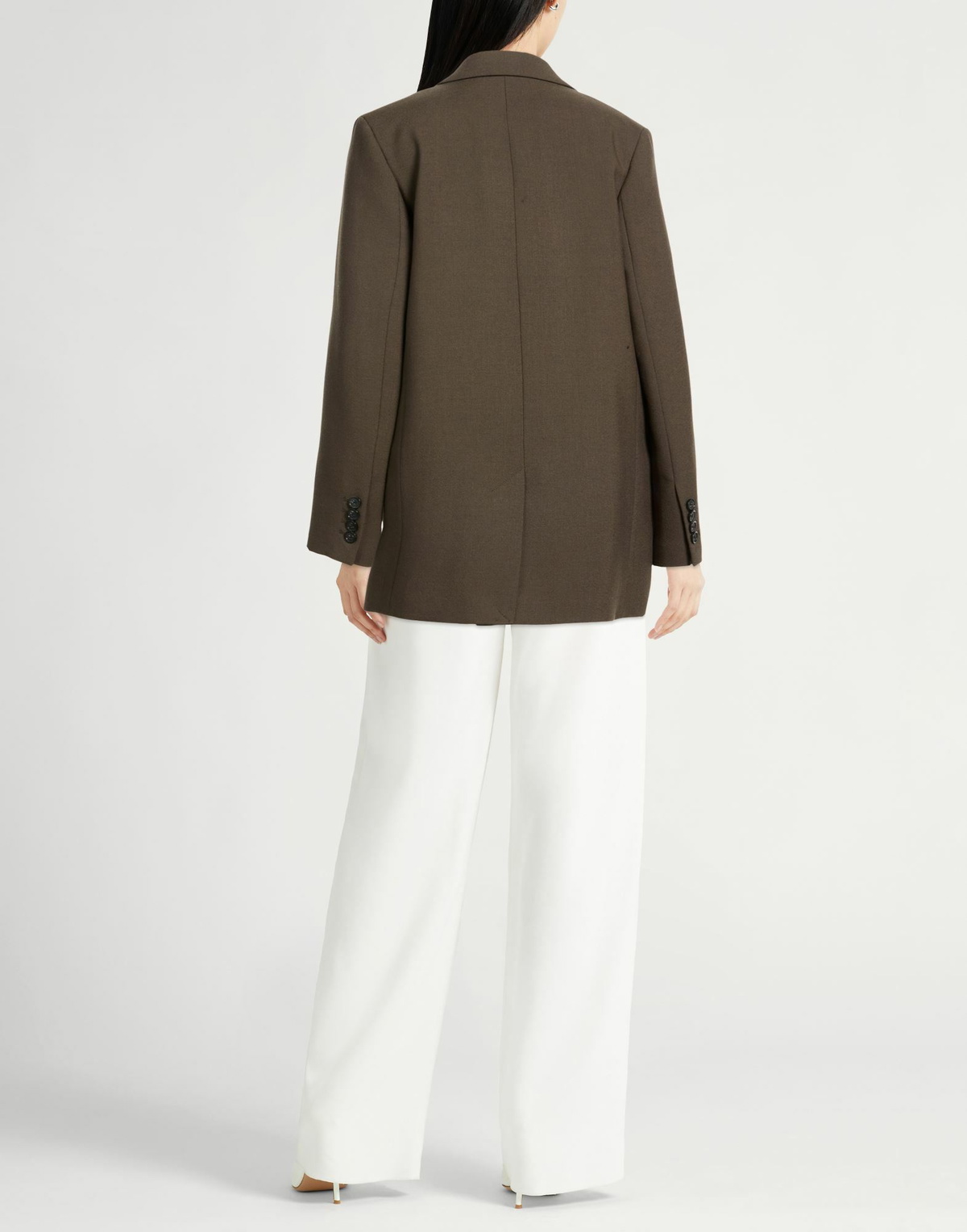Toteme Womens Blazer Military in Green
