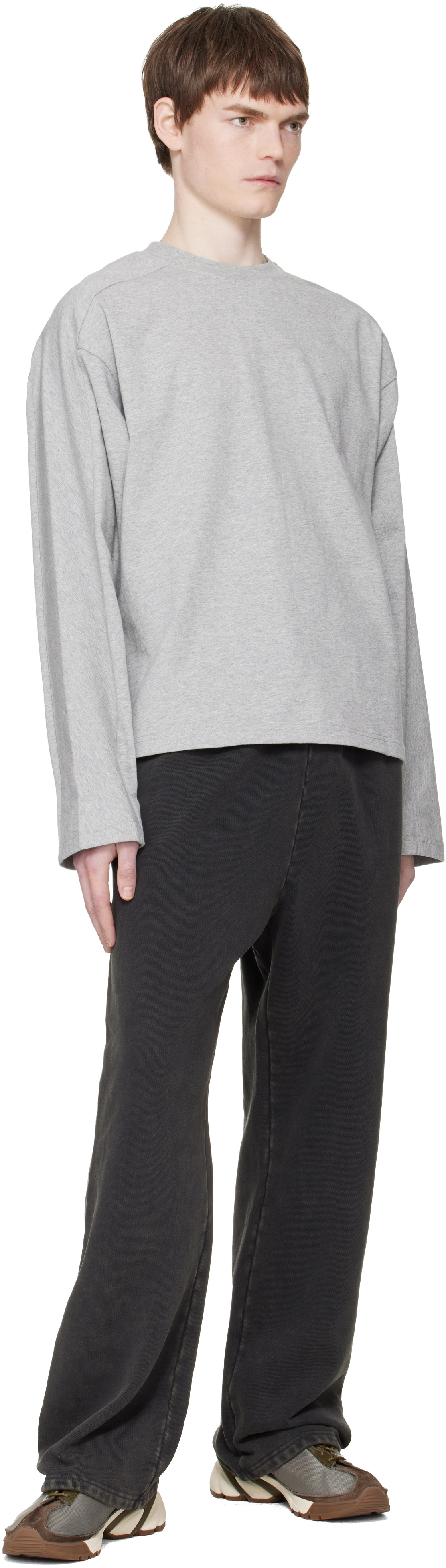 Entire Studios Gray Heavy Long Sleeve T-shirt