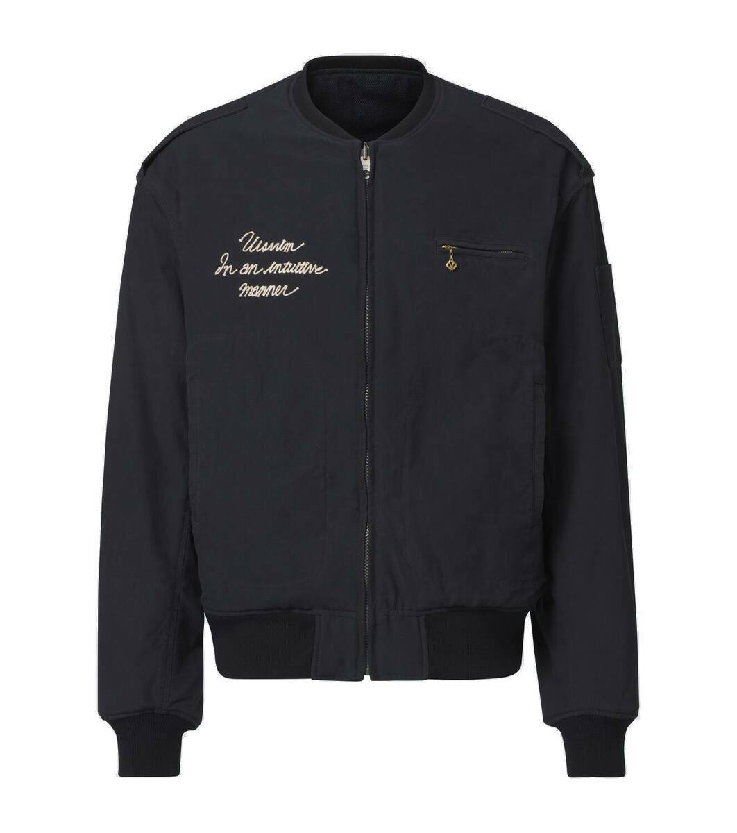 Visvim Men's Douglas Stadium Jacket in Black Visvim