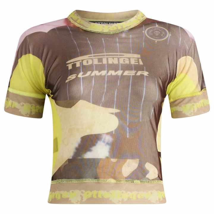 Photo: Ottolinger Women's Mesh Otto T-Shirt in Morph Camo