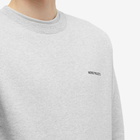 Norse Projects Men's Vagn Logo Crew Sweat in Light Grey Melange