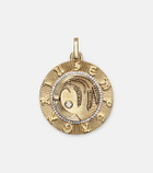 FoundRae Infinite Gratitude Large 18kt gold pendant with diamond