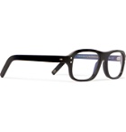 Kingsman - Cutler and Gross Eggsy's Square-Frame Acetate Optical Glasses - Black