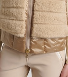 Bogner Yumi faux fur down vest