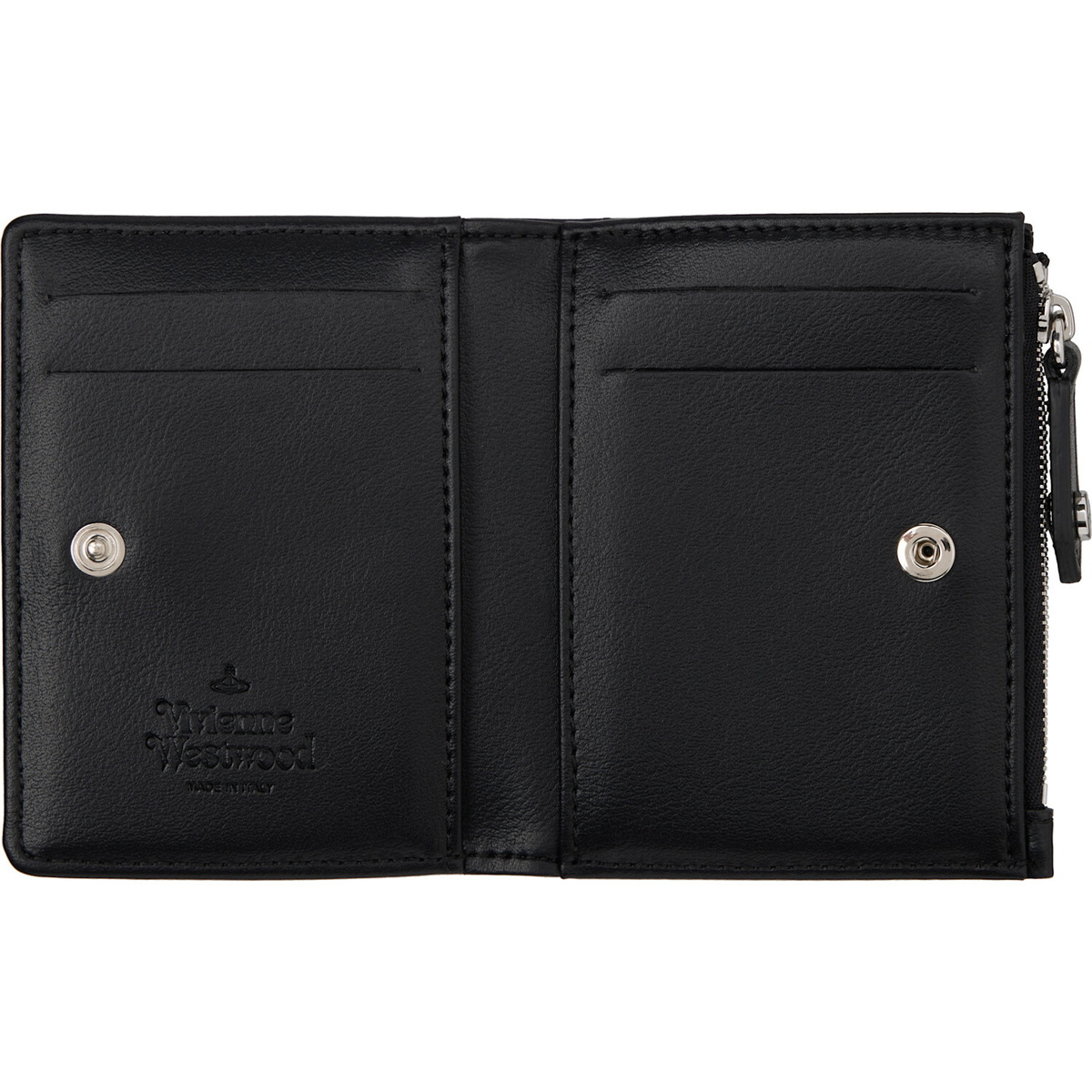 Vivienne Westwood Black Slim Flap Card Holder