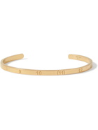 Maison Margiela - Engraved Gold-Plated Cuff - Gold