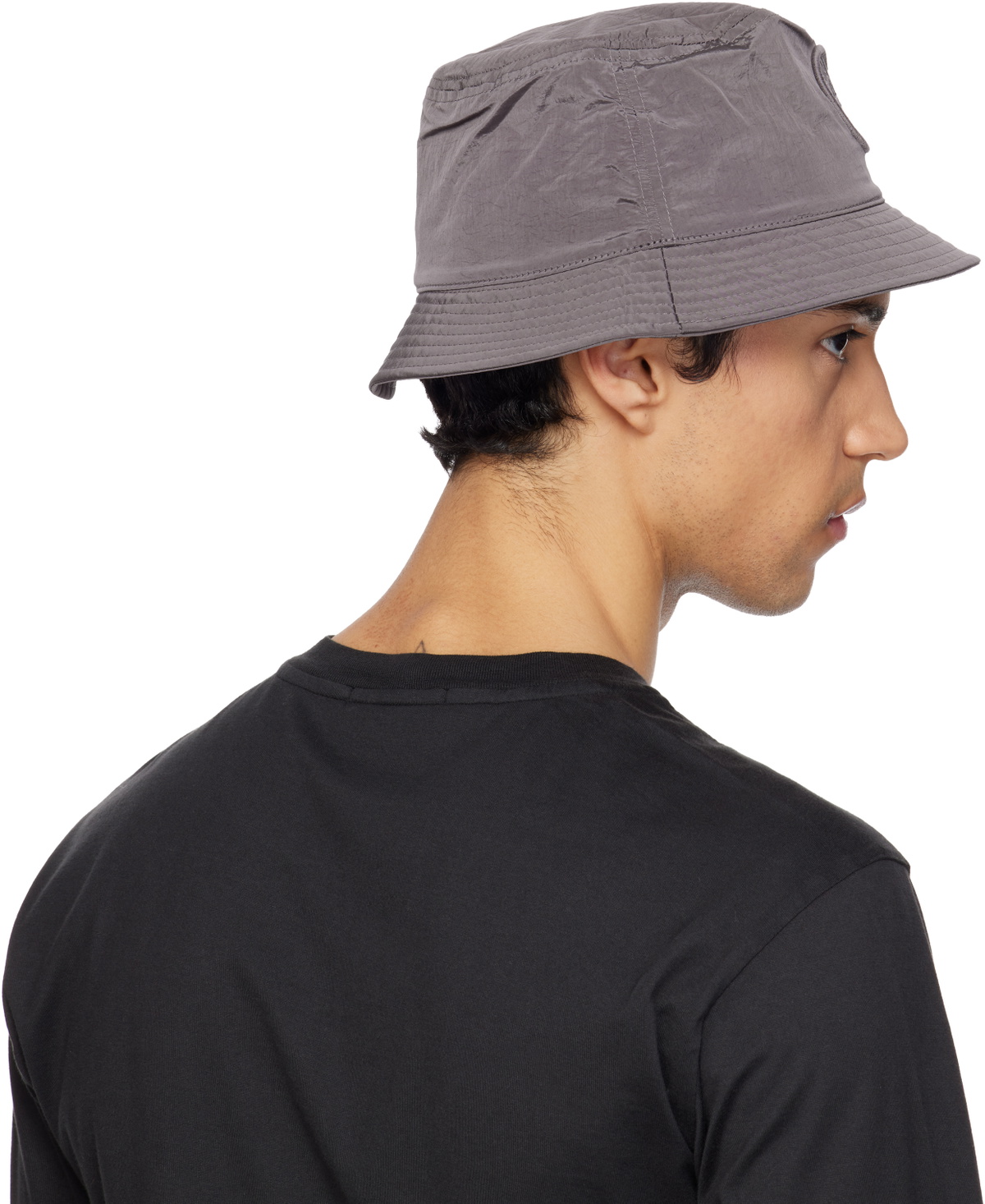 Stone Island Taupe 9100012 Nylon Metal ECONYL Bucket Hat
