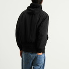 Stone Island Men's Nylon Metal EcoNyl PrimaLoft Bomber Jacket in Black