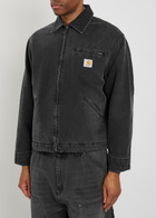 Carhartt Wip Detroit Quilted Denim Jacket Black