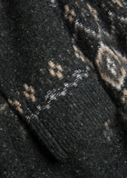 Vince Fair Isle Cashmere Jumper Grey