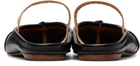 Maison Margiela Black Tabi Elastic Band Mule Flats
