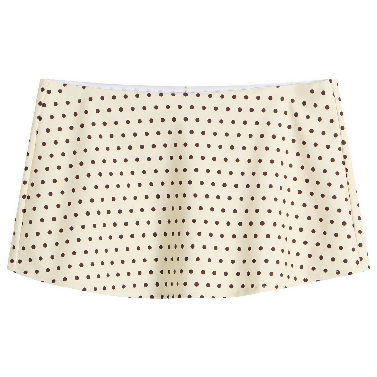 Many Many Clothes Women's The Isla Skort in Cream Polka
