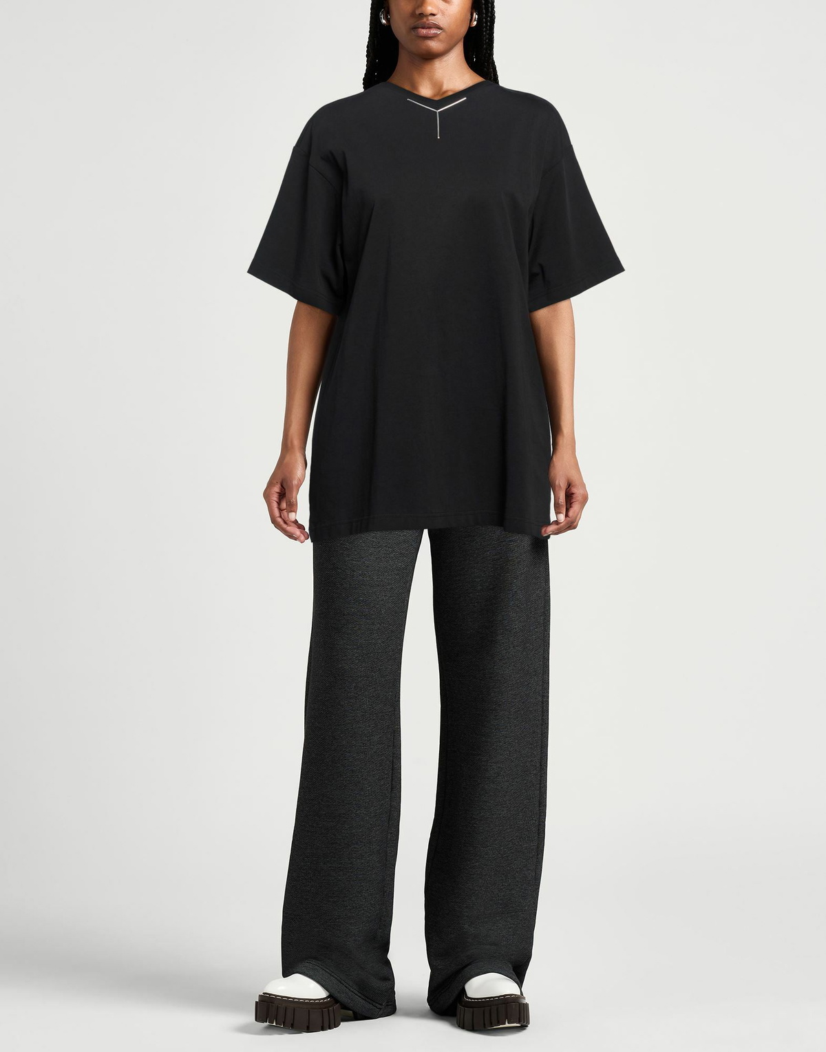 Y/project Womens T-shirt in Black