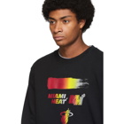 Marcelo Burlon County of Milan Black NBA Edition Miami Heat Sweatshirt