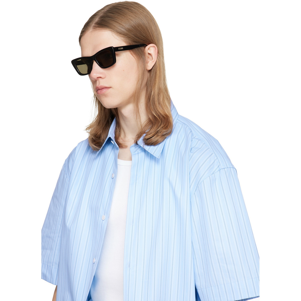 Fendi Black Lettering Sunglasses