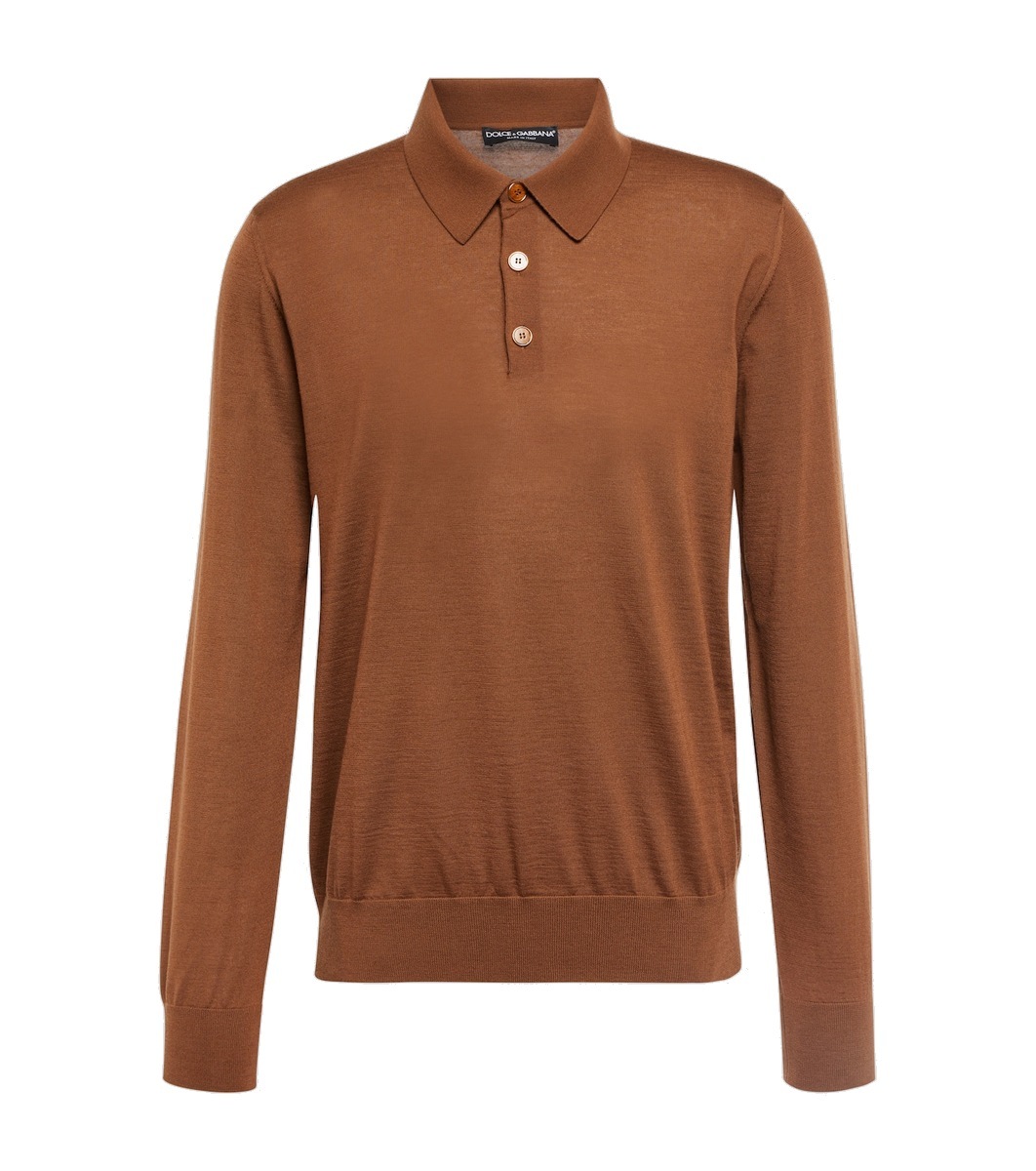 Dolce & Gabbana Orange Cotton Button Down Casual Polo Shirt