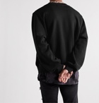 AMIRI - Printed Loopback Cotton-Jersey Sweatshirt - Black