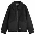 Neighborhood Men's Boa Fleece B-3 Type Jacket in Black
