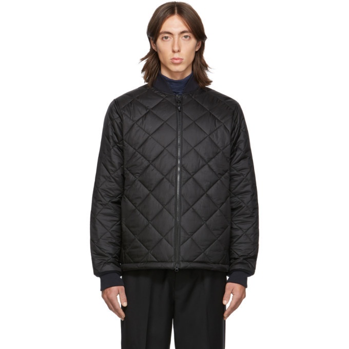 Photo: The Very Warm SSENSE Exclusive Black Light Quilted Bomber Jacket