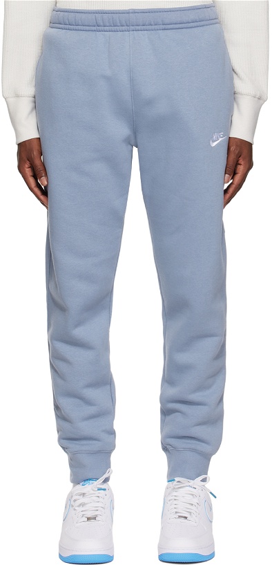 Photo: Nike Blue Tapered Lounge Pants