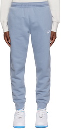 Nike Blue Tapered Lounge Pants