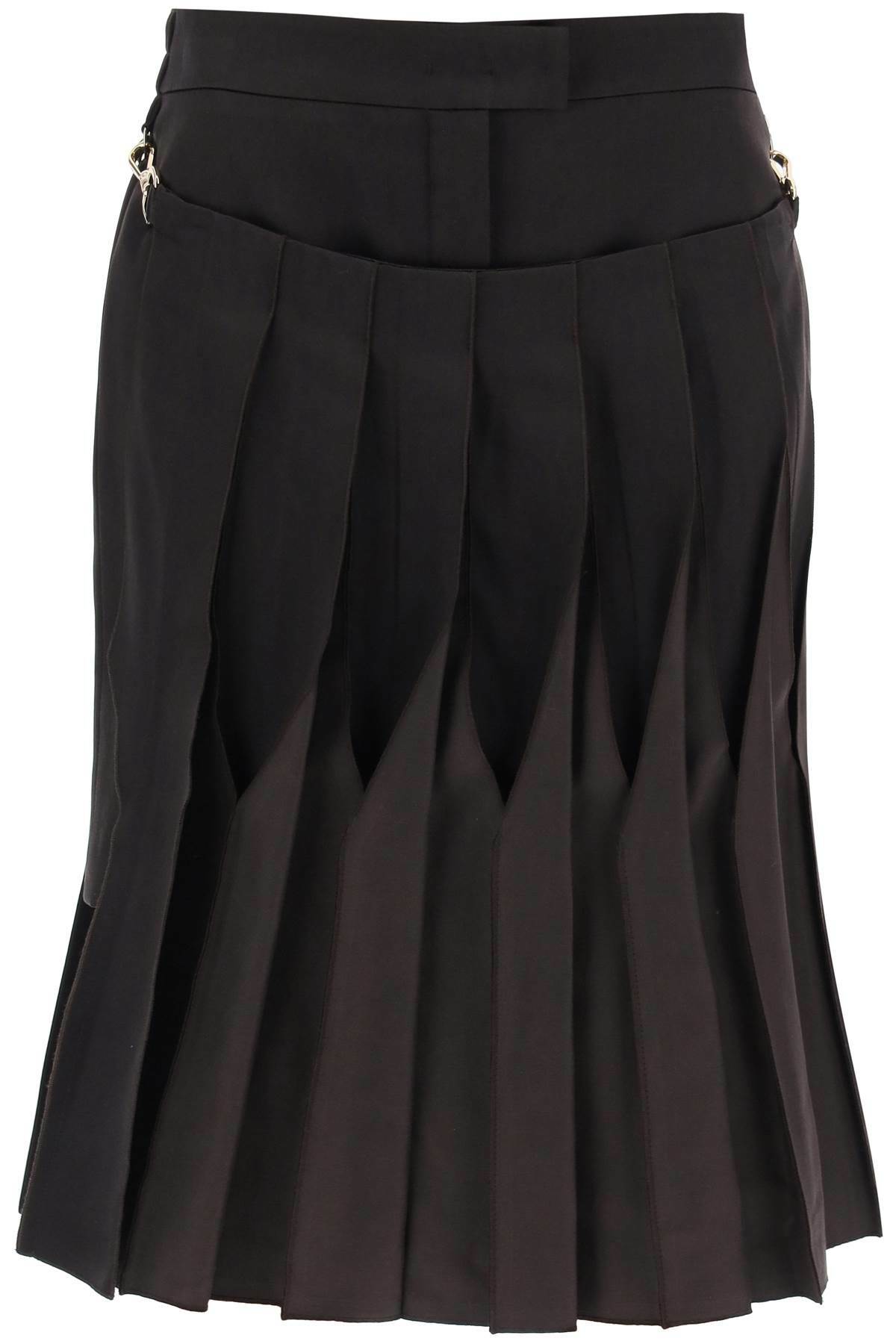 Fendi Women Black Lace Skirt main image 1