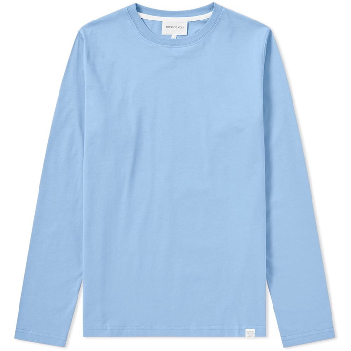 Photo: Norse Projects Long Sleeve Niels Standard Tee Blue