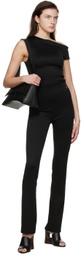 Atlein Black Viscose Trousers