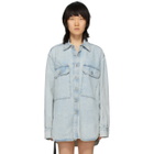 Unravel Blue Denim Moonwash Shirt