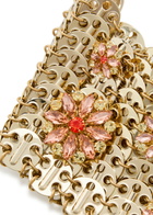 Rabanne 1969 Nano Embellished Metal Disc Shoulder bag - Gold - One Size