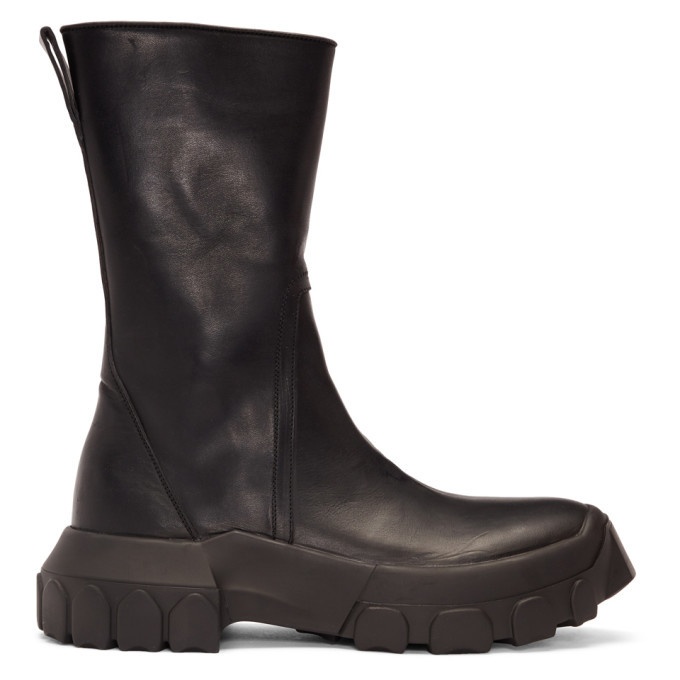 Photo: Rick Owens Black Tractor Boots