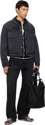 Maison Margiela Black High Tech Roll Up Backpack