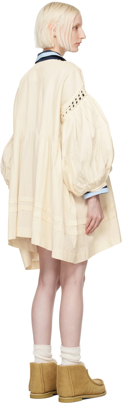 Story mfg. Off-White Mon Minidress