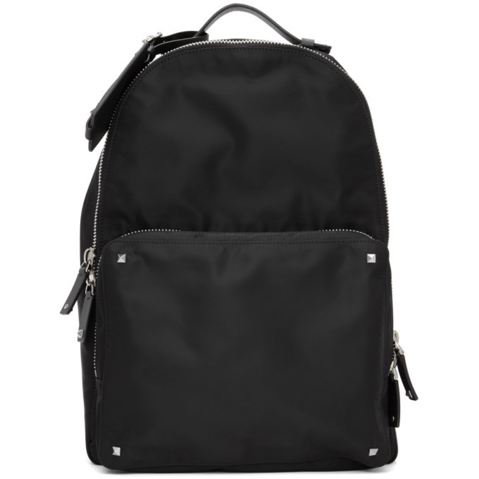 Photo: Valentino Black Valentino Garavani VLTN Backpack