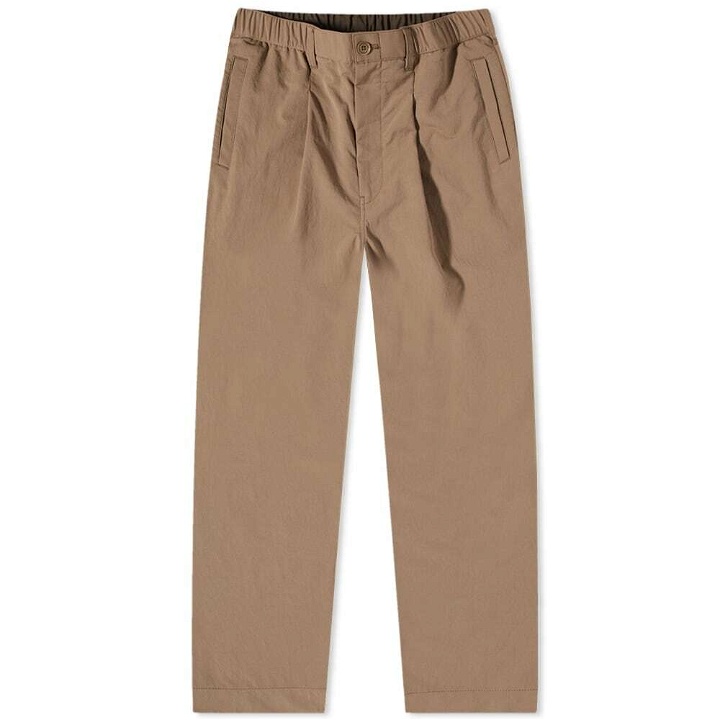 Photo: Nanamica Men's ALPHADRY Wide Pant in Taupe