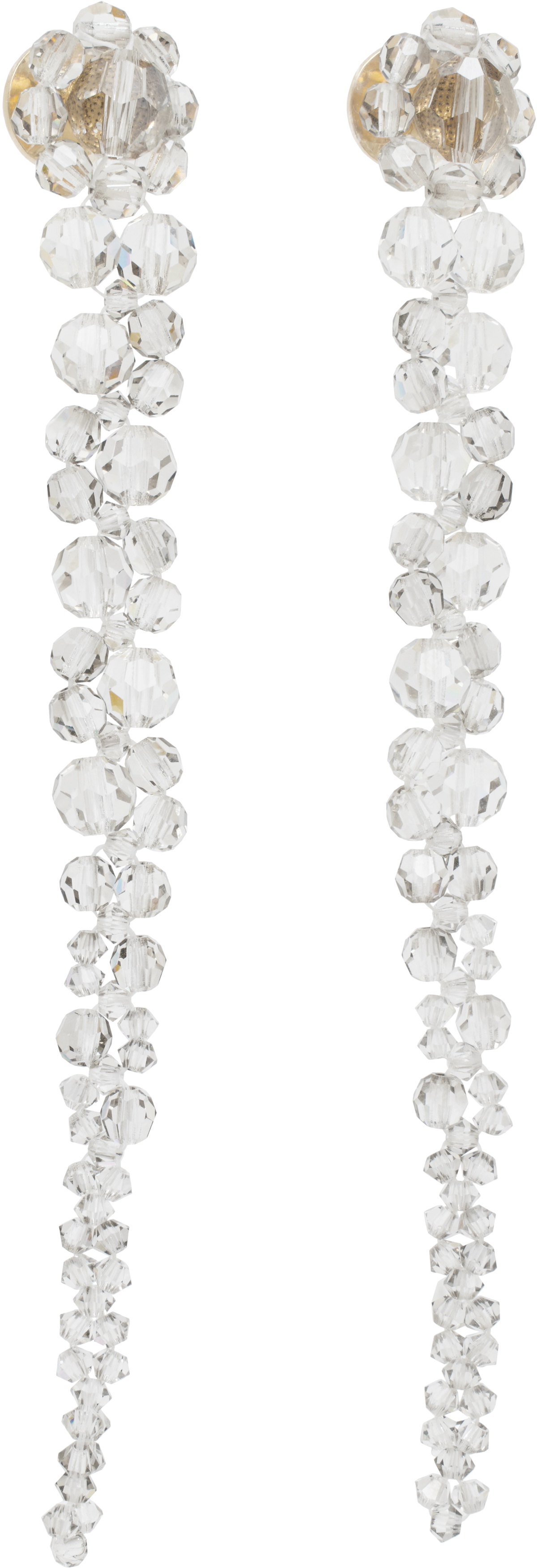 Simone Rocha Gray Drip Earrings